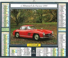 Calendrier Almanach PTT 1995