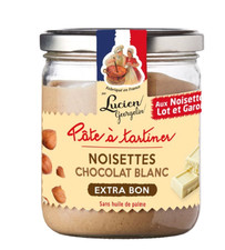 Lucien Georgelin Pâte à tartiner noisette chocolat blanc lot de 6x400g