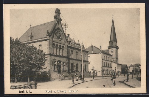 Cpa duss poste et - duss, l.,