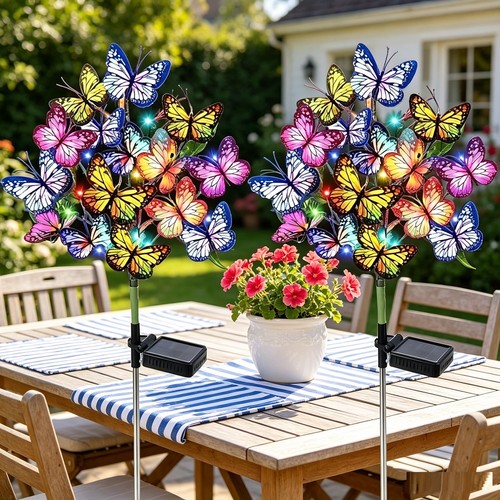 Butterfly solar garden - butterfly,