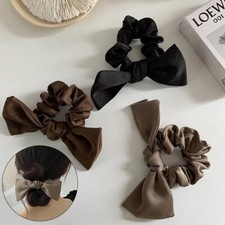 Black Coffee Bowknot Hair