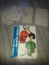 patron de couture chemisier année 70 vintage