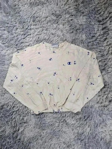 Sweat crewneck crop top