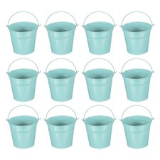 12 pièces seaux métalliques