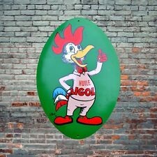 Plaque émaillée IGOL huile