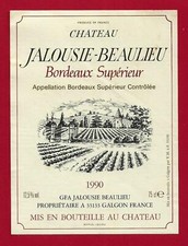 82/23 Etiquette Label BORDEAUX