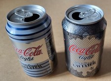 Coca Cola 2 Canettes Vide 33 cl 2013  Limitée Jean Paul Gaultier Collection