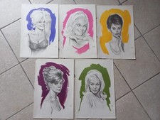 ASLAN -  LOT DE 5 AFFICHES /