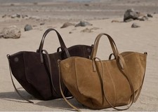 Sac cabas cuir véritable