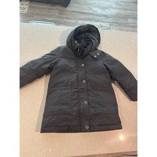Zara Girl Down Black Hooded