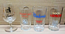 4 VERRE ANCIEN BIERE BRASSERIE