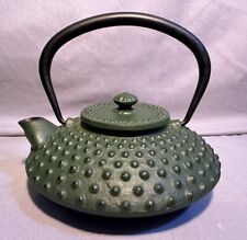 Petite théière de type japonaise Vert Anglais en fonte 0.2 litre