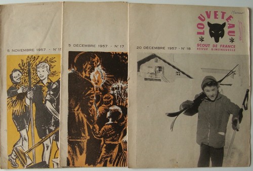Lot revue louveteau scout - de, 3
