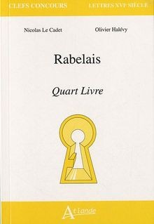 Rabelais quart livre de - -,