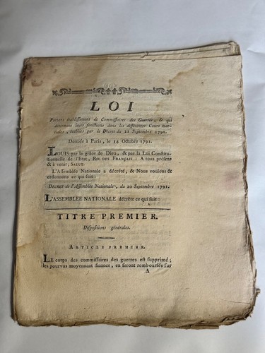Louis xvi loi établissant les - xvi,