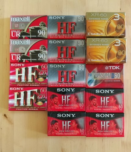 Blank audio cassette lot 18 - audio,