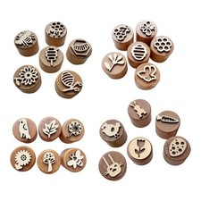 Tampons en bois apprenant des