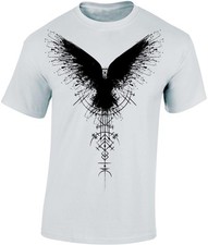 T-Shirt Viking Corbeau Pour