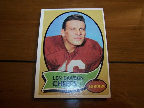 Len dawson hof 1970 - len,