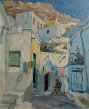 Tableau Paysage Village Sud
