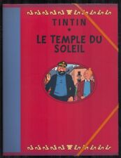 HERGE . TINTIN LE TEMPLE DU SOLEIL . CHEMISE / PORTE-DOCUMENT EN CARTON . 1996 B