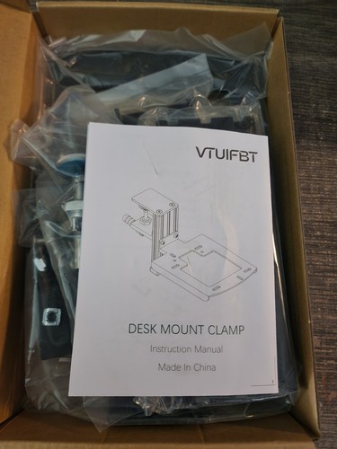 Quick release desk mount - release,