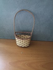 Décoration Panier en Osier Avec Anse Déco Longueur 26 Cm