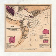 1865 Map of Charleston Harbor