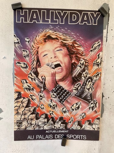 Johnny hallyday affiche - johnny, hallyday,