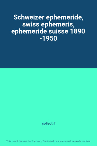 Schweizer ephemeride swiss - schweizer, ephemeride,