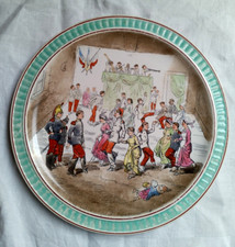 Assiette à thème militaire Faïence de Creil Montereau B