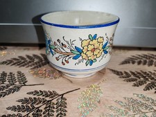 Ancien pot faïencerie décor - pot,