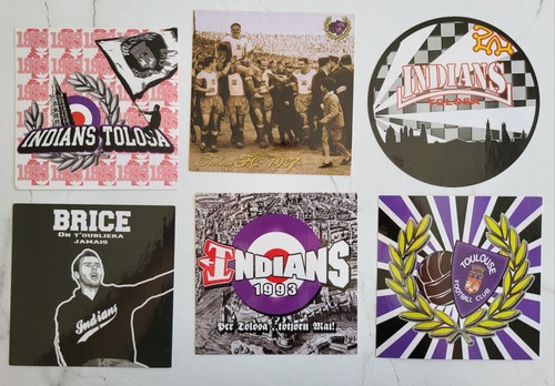 Autocollants indians tolosa - autocollants,