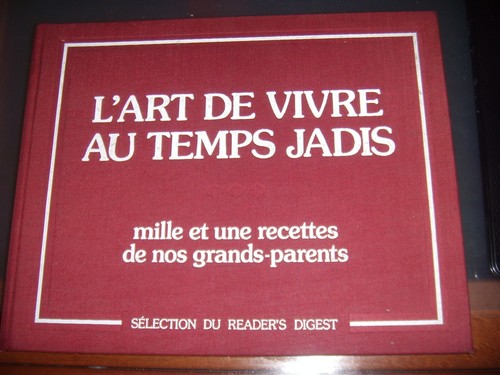 Art vivre temps - de, jadis