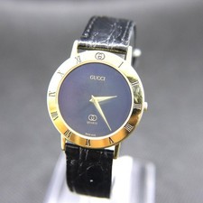 Montre Gucci 3001M Homme Noire 33mm Vintage Quartz Ronde Swiss Made