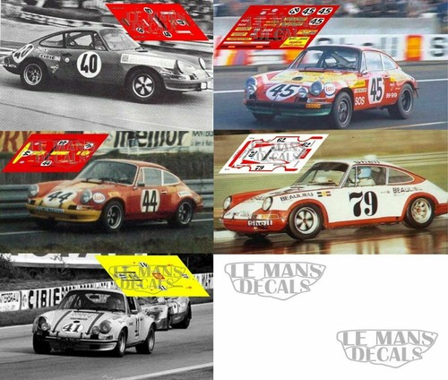 Décal porsche 911 mans - décal, le