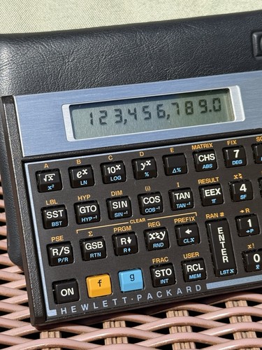 Vtg 15c black - hp-15c,