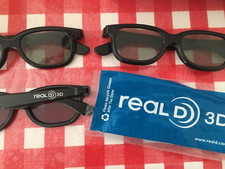 lunettes 3d realD à l'unité