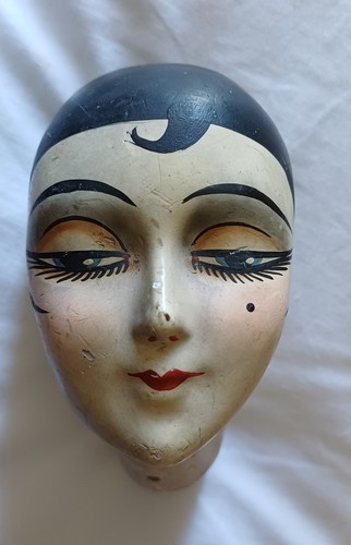 Rare tête poupée - , salon