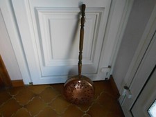 Ancienne Bassinoire ou Chauffe-Lit en Cuivre