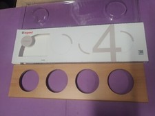 Legrand 69214 - Plaque Quadruple ERABLE Legrand Céliane 71mm