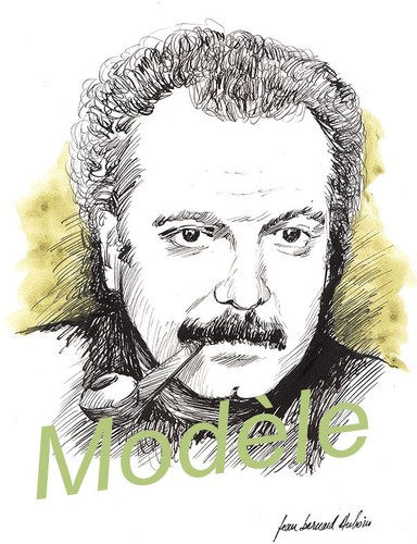 Carte postale georges brassens - georges,