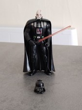 star wars figurine Darth Vader with removable helmet and lightsaber 1998 le reto
