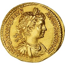 Caracalla, Aureus, 201, Rome