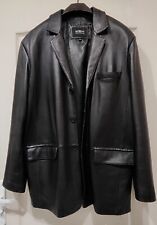 Veste en cuir d'agneau Oakwood homme taille XXXL