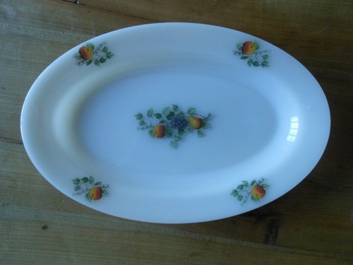 Plat service ovale en - service,