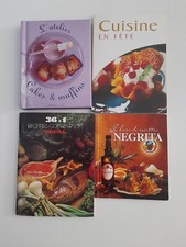 Lot livres de recettes de cuisine plats et desserts