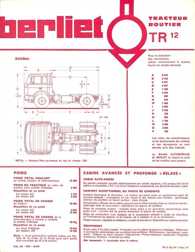 Berliet tracteur - /,