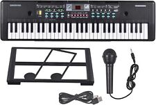 Piano Électrique｜61 touches｜Avec Microphone｜Musique Numérique｜Keyboard