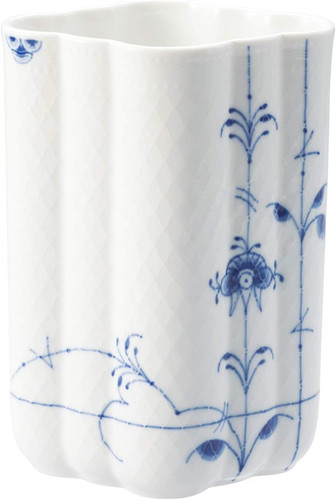 Vase palmette bleu royal - vase,